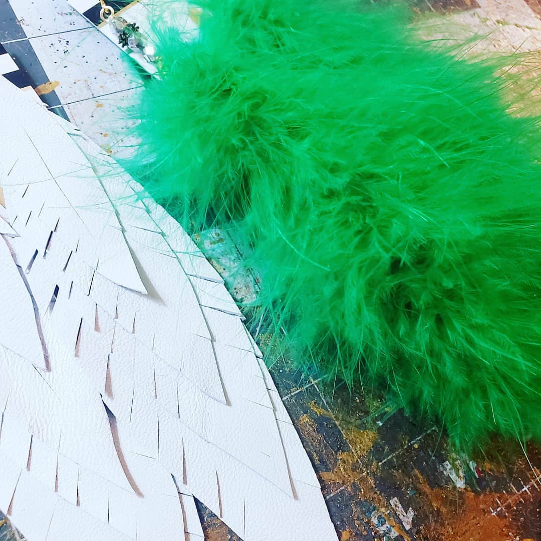 Emerald Green Feathers – Live Laugh Bejeweled